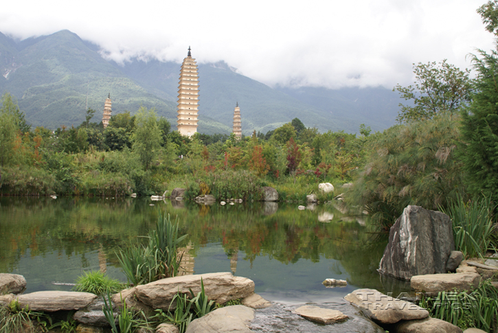 Three Pagodas, Dali (China)
